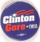 Clinton, Gore NEA 1992 Dark Blue