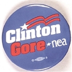 Clinton, Gore 1992 NEA Light Blue