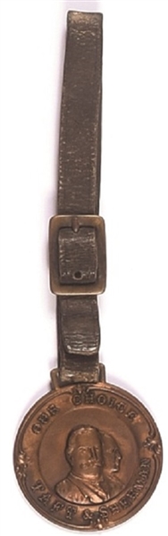 Taft, Sherman Brass Fob