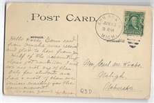 Bryan 1908 Electoral Postcard