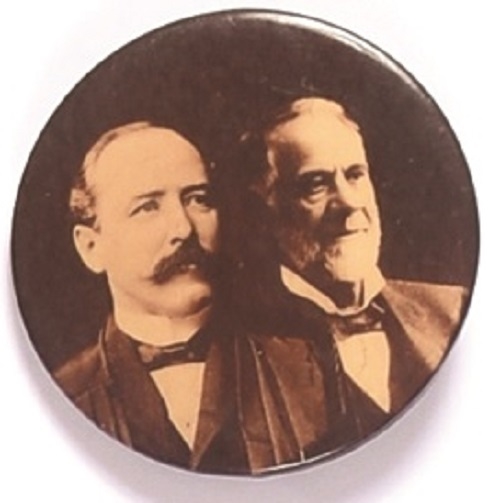 Parker, Davis Sepia Celluloid Jugate