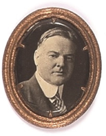 Hoover Framed Oval Cameo