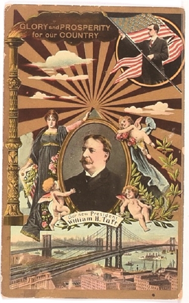 Taft Glory and Prosperity Postcard
