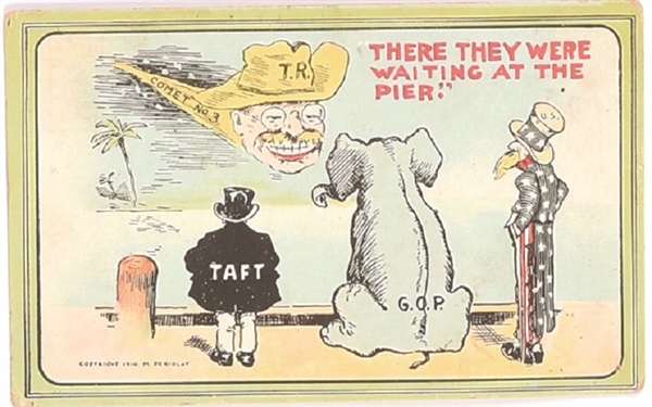 Roosevelt Safari Waiting at the Pier Postcard