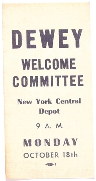 Dewey Welcome Committee Ribbon