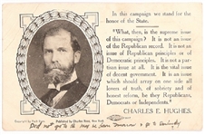 Charles Evans Hughes Postcard