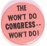 Truman the Wont Do Congress ... Wont Do