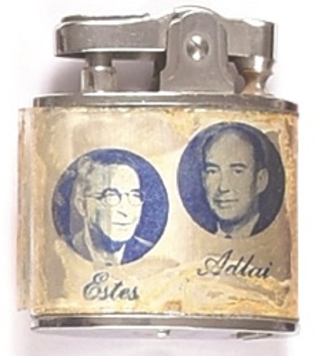 Stevenson, Kefauver Cigarette Lighter