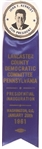Kennedy for President Pin With Lancaster County Ribbon