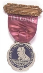 LBJ Indiana Convention Delegate Violet Badge