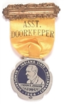 LBJ Indiana Convention Asst. Doorkeeper Badge
