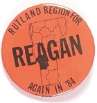 Rutland, Vermont for Reagan
