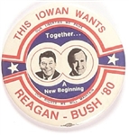This Iowan Wants Reagan, Bush in 1980