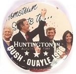 Bush, Quayle Huntington Indiana