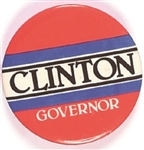 Clinton for Governor Red Celluloid