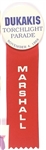 Dukakis Chicago Torchlight Parade Pin and Ribbon