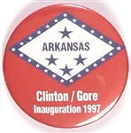 Clinton Arkansas Traveler 1997 Inauguration Pin