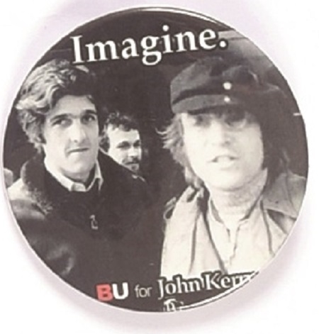 Imagine, Kerry and Lennon Colorized Boston U.  Celluloid