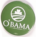 Obama Shamrock OBama Irish Pin