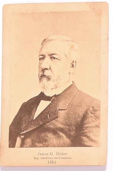 James Blaine Cabinet Card