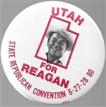 Utah for Reagan 1980 RNC Celluloid