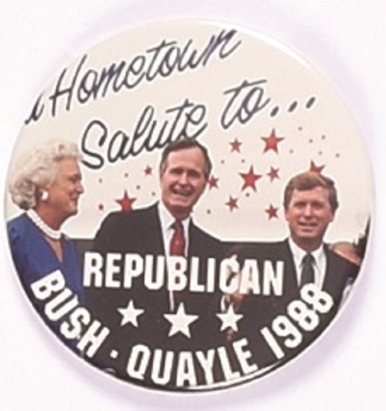 Huntington, Indiana, Hometown Salute to Bush, Quayle