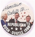 Huntington, Indiana, Hometown Salute to Bush, Quayle