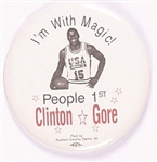 Clinton, Magic Johnson 1992 Dream Team