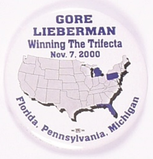 Gore "Trifecta" Electoral College Pin
