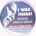 Obama I Was There Election Night