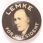 Lemke for President 1936 Union Party Pin