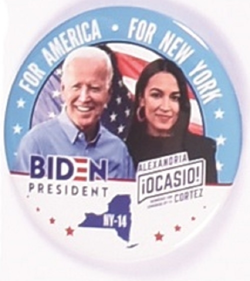 Biden, Ocasio Cortez New York Coattail