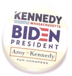 Biden, Kennedy Massachusetts and New Jersey Pin