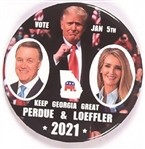 Trump, Purdue and Loeffler Georgia Coattail