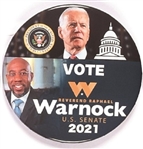 Biden, Vore Warnock Georgia Coattail