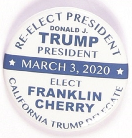 Trump, Franklin Cherry California Delegate