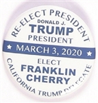 Trump, Franklin Cherry California Delegate