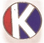 Robert Kennedy K Enamel Pin