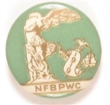 National Federation Business Women Suffrage Pin