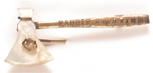 Carrie Nation Mother of Pearl Hatchet
