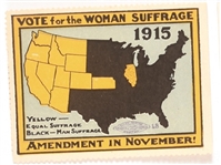 Vote for Woman Suffrage 1915 Stamp
