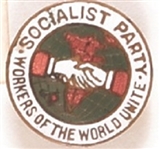 Socialist Party Enamel Stud