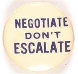 Vietnam Negotiate Dont Escalate