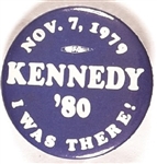 Ted Kennedy Announcement I Was There