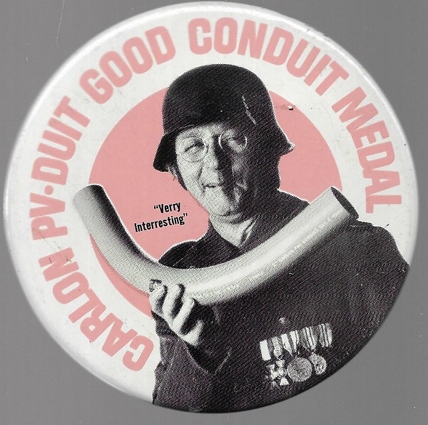 Arte Johnson "Good Conduit Medal"