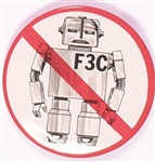 Ted Kennedy 1980 Convention Robot Pin