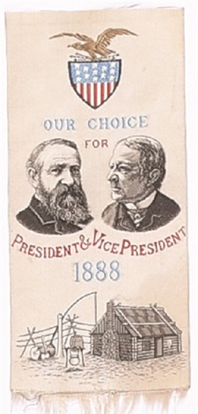 Harrison, Morton Our Choice Log Cabin Ribbon
