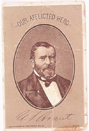 US Grant Advertising Card