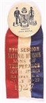 Temperance 1927 Convention Pin and Ribbon