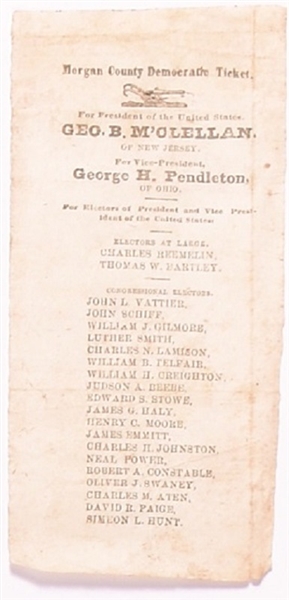 McClellan 1864 Ohio Ballot